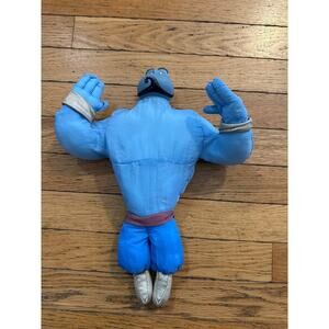 Vintage Disney 1992 Mattel 13" Genie stuffed figure from Aladdin lamp